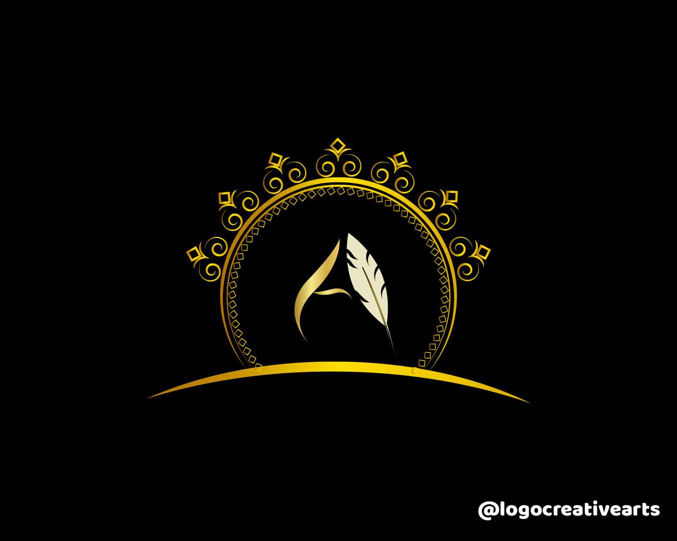 Gold Effect Event Logo Design premium and professional event logo design