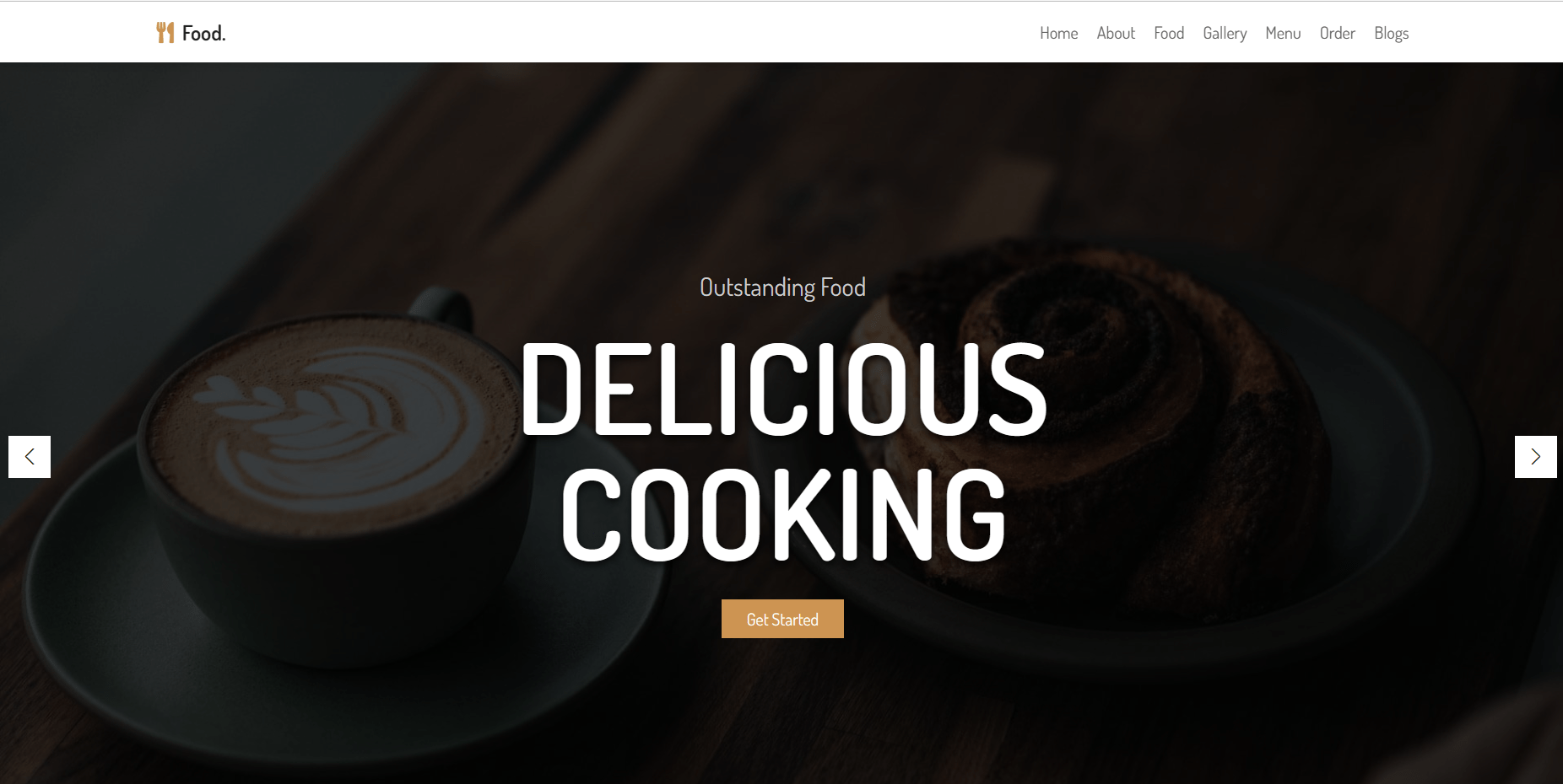 logocreativearts Cooking Website Template