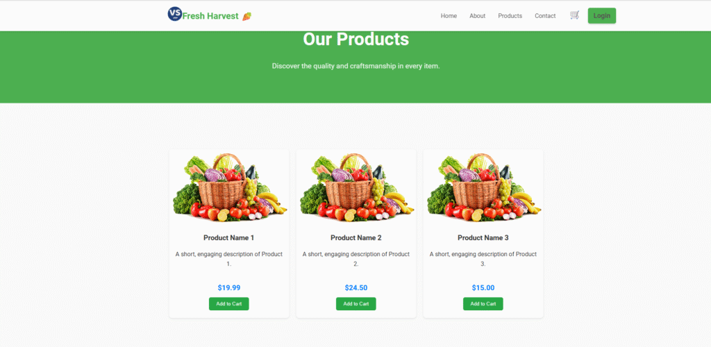 A website page featuring a green background with a matching green image, creating a cohesive visual theme.